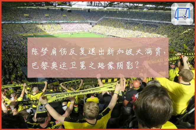 陈梦肩伤反复退出新加坡大满贯，巴黎奥运卫冕之路蒙阴影？