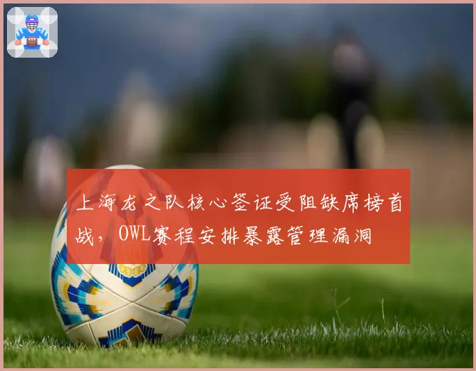 上海龙之队核心签证受阻缺席榜首战,OWL赛程安排暴露管理漏洞